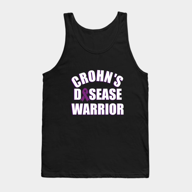 Crohn's Disease Warrior Survivor Tank Top by WordDesign